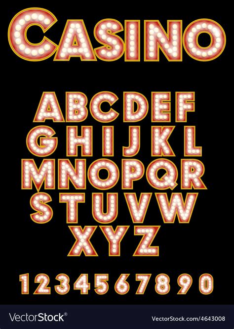  casino font style